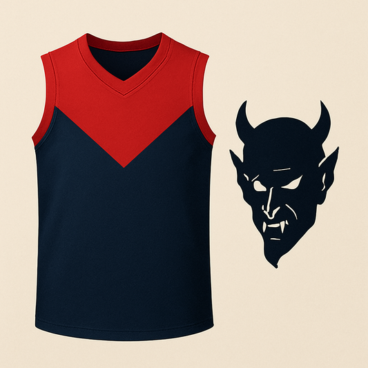 Soapmaid Footy Bath Bomb (Navy & Red) - Melbourne Demons - 1 Pack