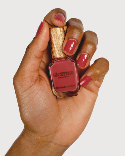 Sienna Nail Polish Muse - Dusty Red - 10ml