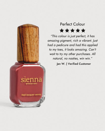 Sienna Nail Polish Muse - Dusty Red - 10ml