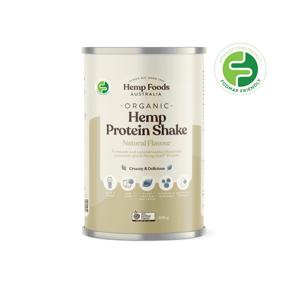 Hemp Foods Australia Organic Hemp Protein Shake Natural - 420g - L'Organic
