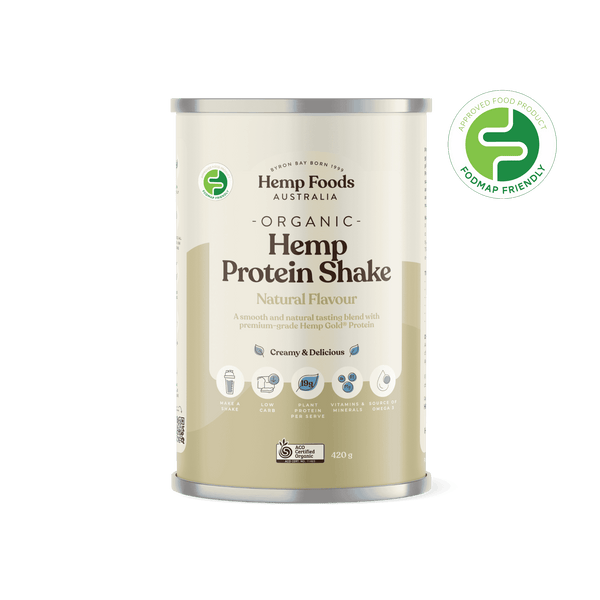 Hemp Foods Australia Organic Hemp Protein Shake Natural - 420g - L'Organic