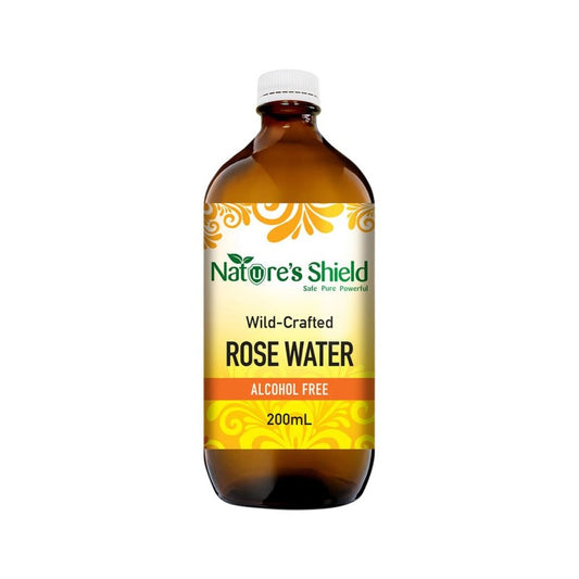 NATURE'S SHIELD Wild-Crafted Rose Water - 200ml - L'Organic
