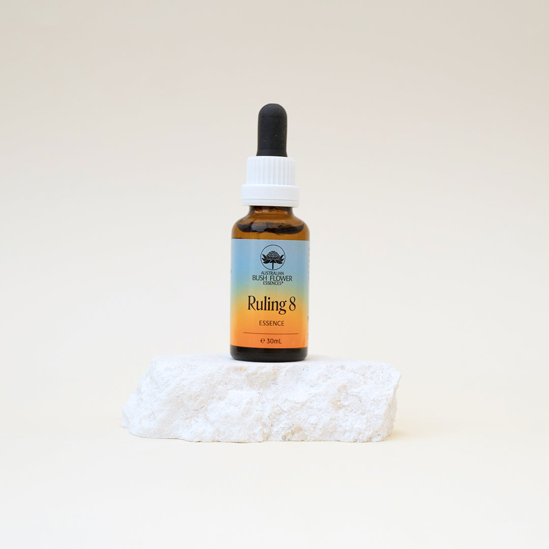 Australian Bush Flower Essences Numerology Essence Drops - Ruling 8 - 30ml