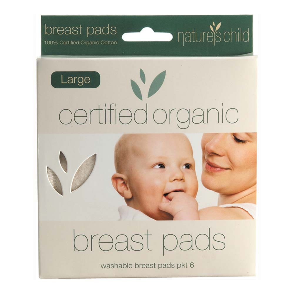 Nature's Child Reusable Breast Pads Night/Large 6 Pack