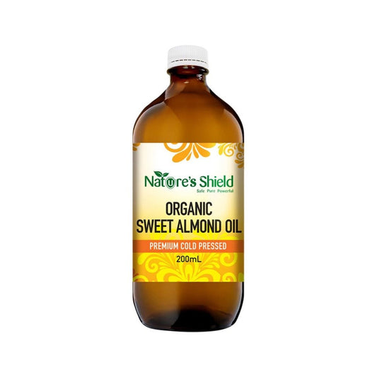 Nature's Shield Organic Sweet Almond Oil - 200ml - L'Organic