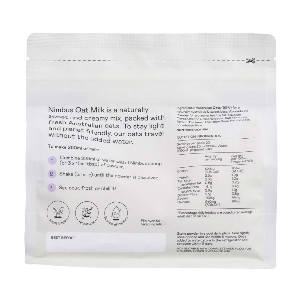 Nimbus Oat Milk Powder - 500g