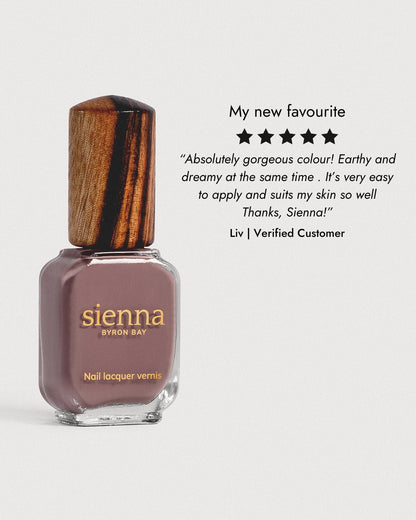 Sienna Nail Polish Nurture - Purple Grey - 10ml