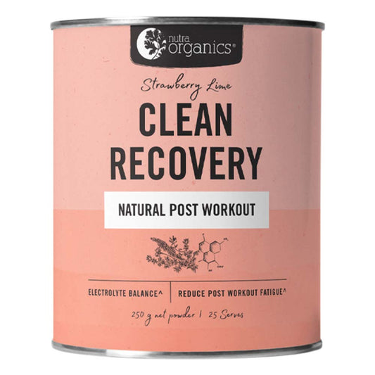 Nutra Organics Clean Recovery Strawberry Lime - 250g