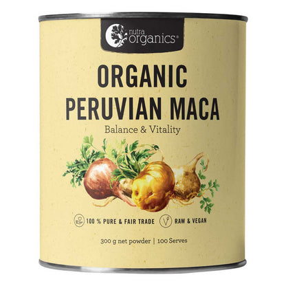 Nutra Organics Peruvian Organic Maca - 300g