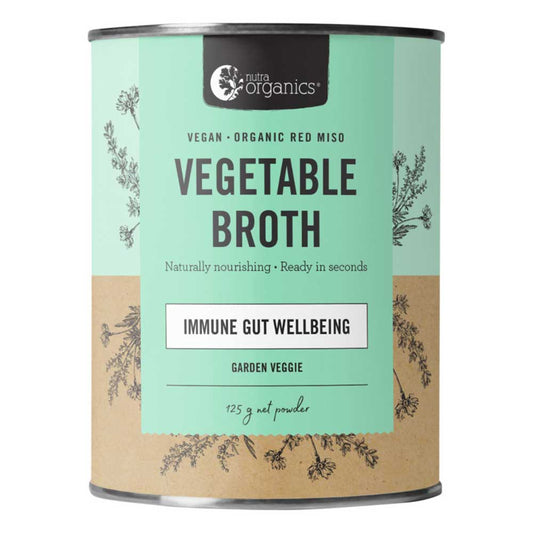 Nutra Organics Vegetable Broth Garden Veggie - 125g