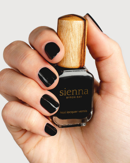 Sienna Nail Polish Onyx - Black - 10ml