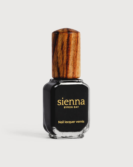 Sienna Nail Polish Onyx - Black - 10ml