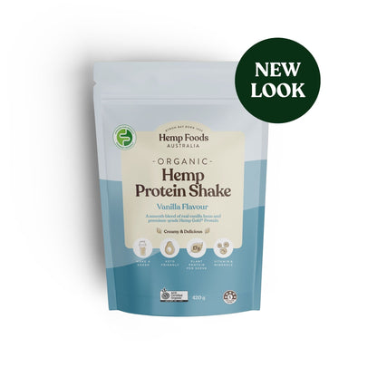 Hemp Foods Australia Organic Hemp Protein Shake Vanilla - 420g - L'Organic