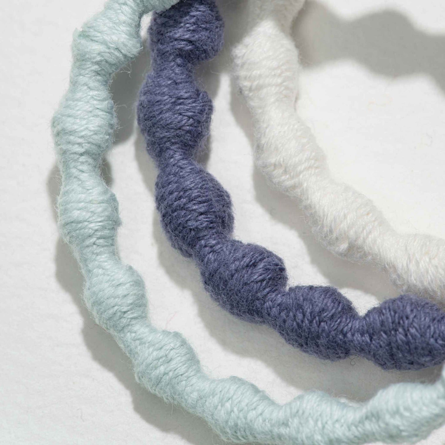 Kooshoo Plastic-Free Ocean Pearl Hair Ties - 3 Pack