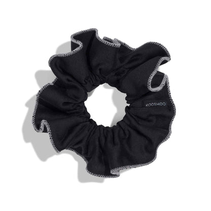 Kooshoo Plastic-Free Ruffle Scrunchie - Tuxedo
