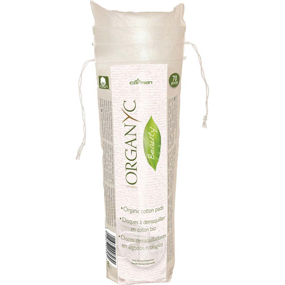 Organyc Beauty Organic Cotton Pads - 70 Pack