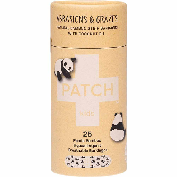 PATCH Organic Bamboo Strip Bandages - Kids - 25 Pack