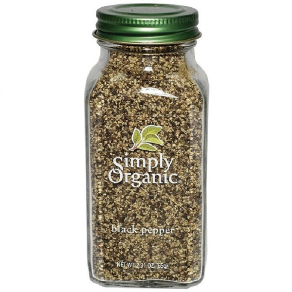 Simply Organic Black Pepper Medium Grind - 65g - L'Organic