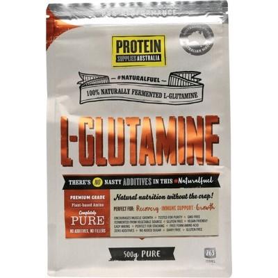 PROTEIN SUPPLIES AUST. L-Glutamine (Plant-based) Pure 500g - L'Organic