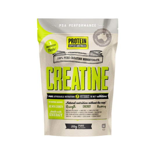 PROTEIN SUPPLIES AUSTRALIA Creatine (Monohydrate) Pure 200g