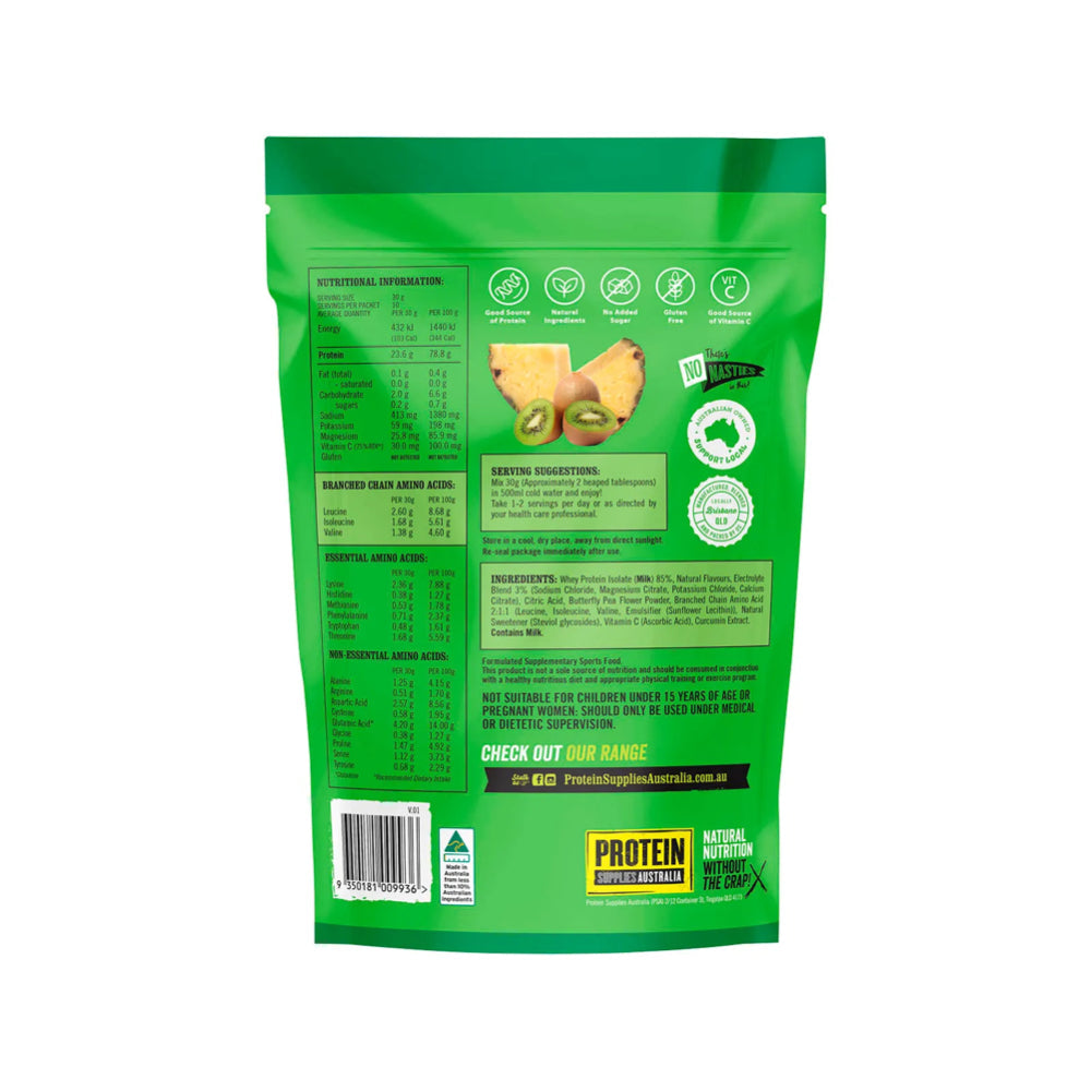 PROTEIN SUPPLIES AUSTRALIA Protein Water Pineapple Kiwi 300g