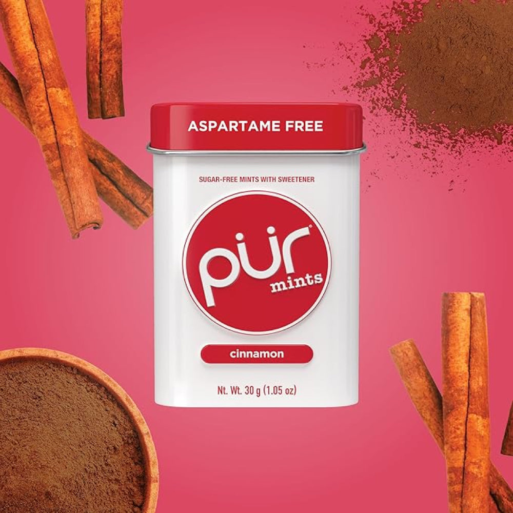 PUR Gum Mints - Cinnamon 30g Tin - L'Organic