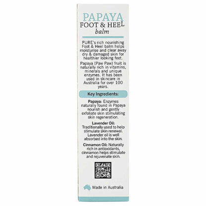 P'URE Papayacare Papaya Foot & Heel Balm - 50g