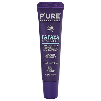 P'URE Papayacare Papaya Lip Rescue Balm - 10g