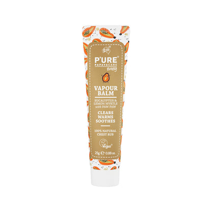 P'URE Papayacare Baby Vapour Balm - 25g - L'Organic