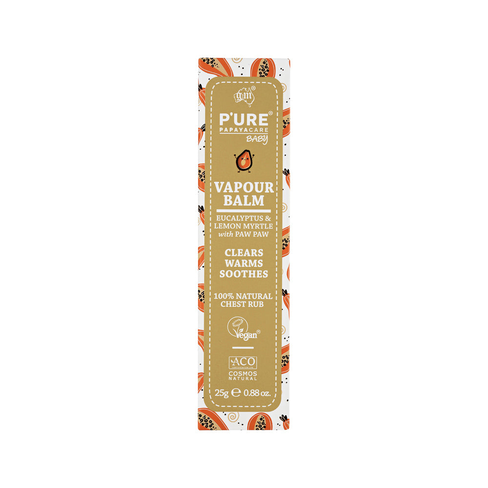 P'URE Papayacare Baby Vapour Balm - 25g - L'Organic