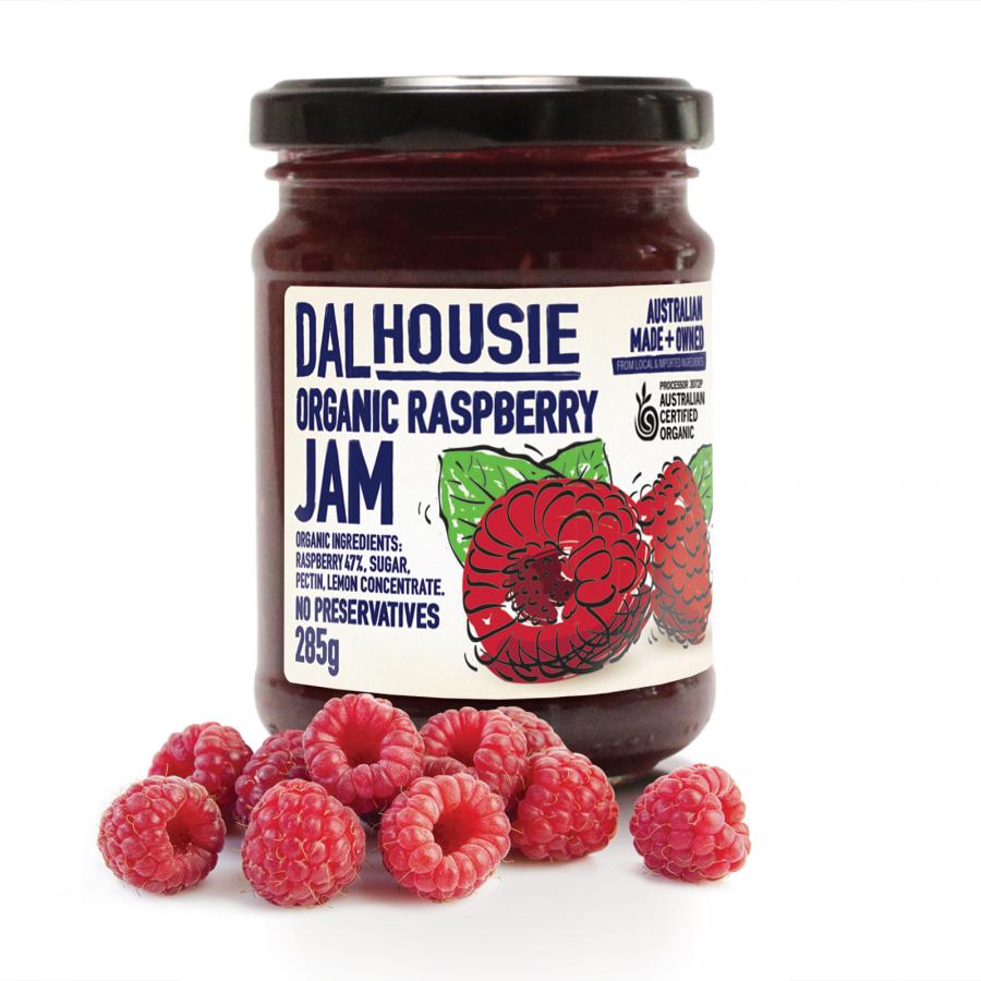 Dalhousie Organic Raspberry Jam - 285g – L'Organic