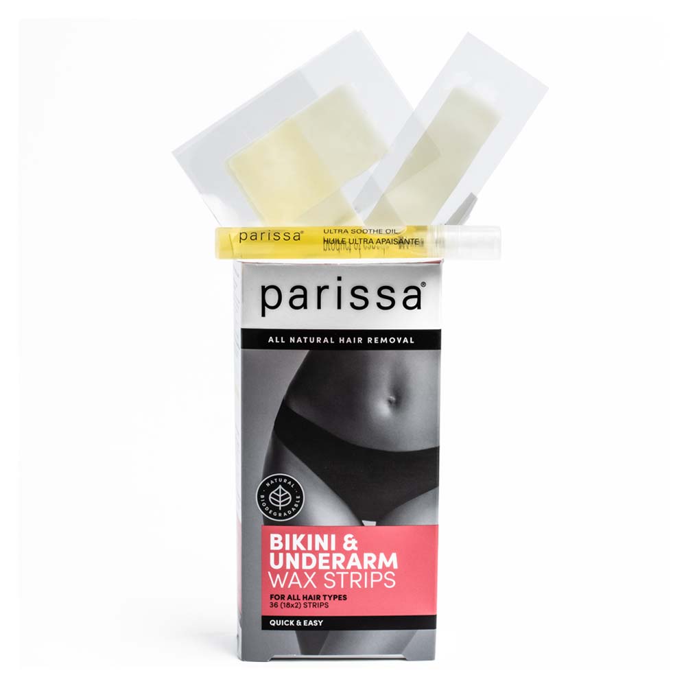 Parissa Bikini & Underarm Wax Strips - 36 Pack