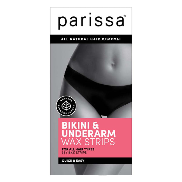 Parissa Bikini & Underarm Wax Strips - 36 Pack