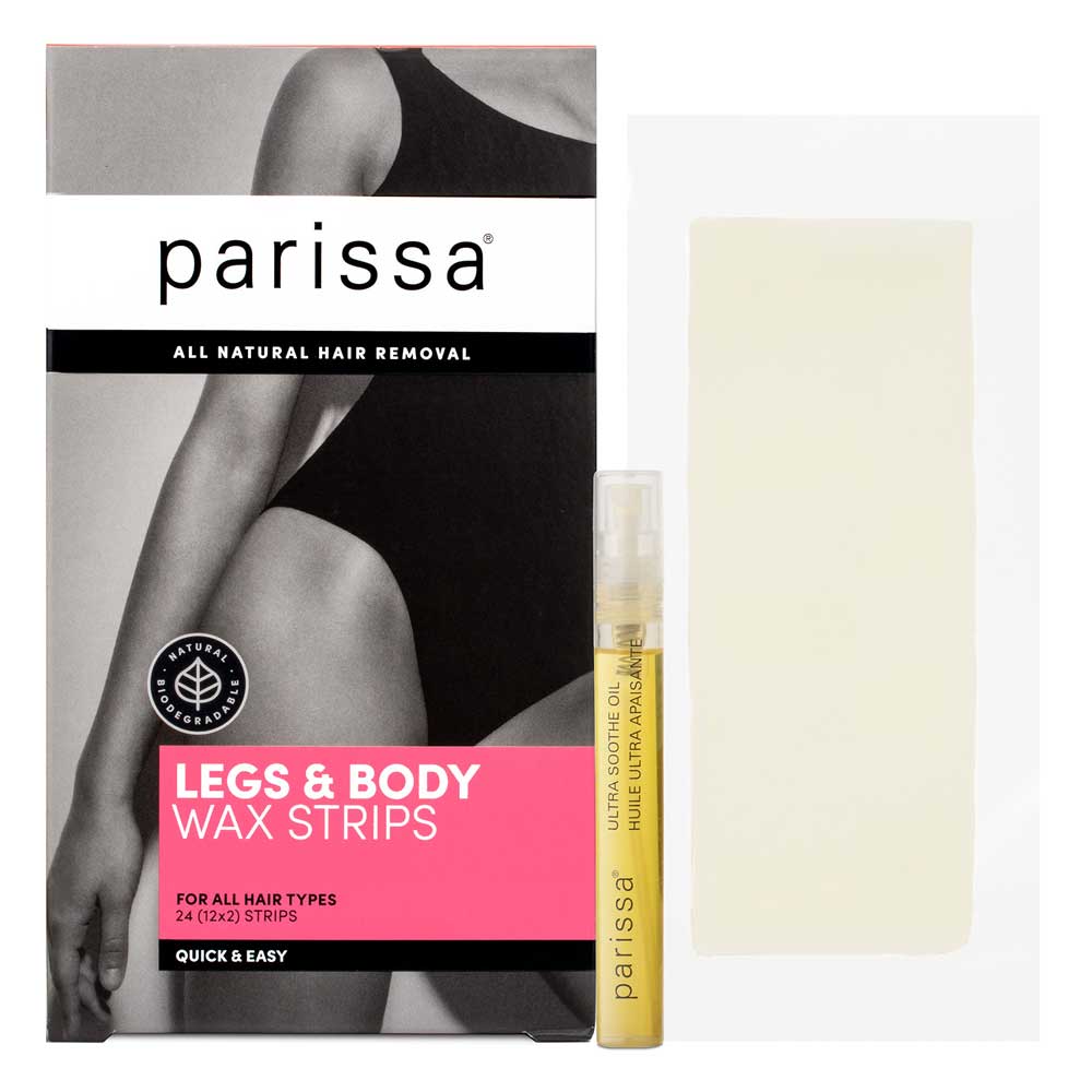 Parissa Legs & Body Wax Strips - 24 Pack