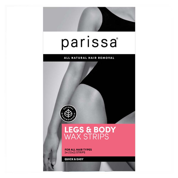 Parissa Legs & Body Wax Strips - 24 Pack