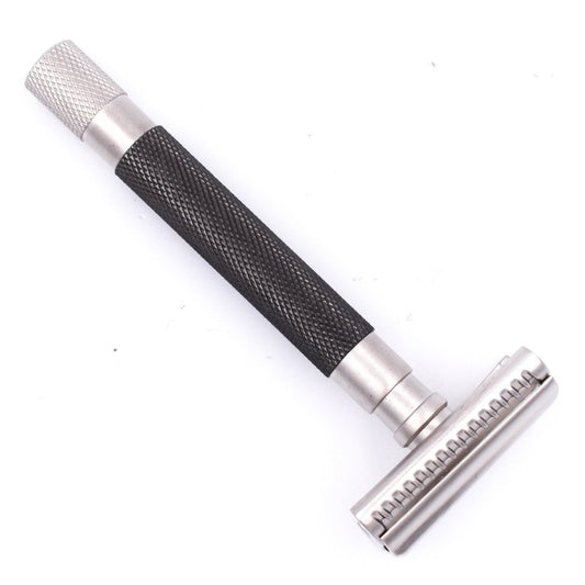 Parker Semi Slant Safety Razor - Graphite - L'Organic