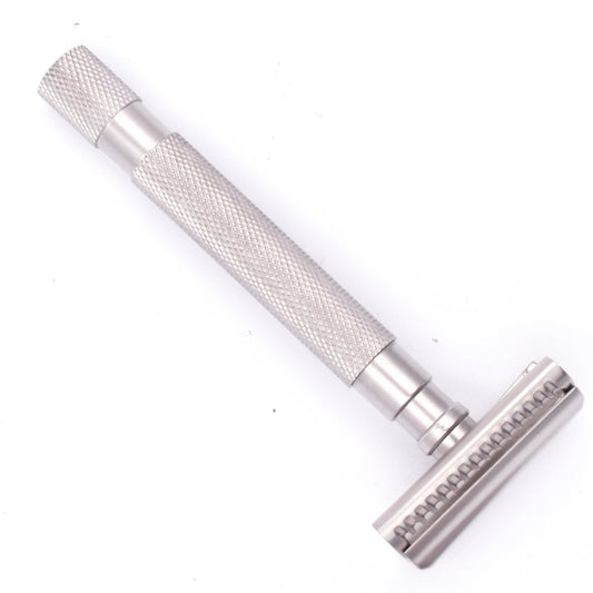 Parker Semi Slant Safety Razor - Satin Chrome - L'Organic