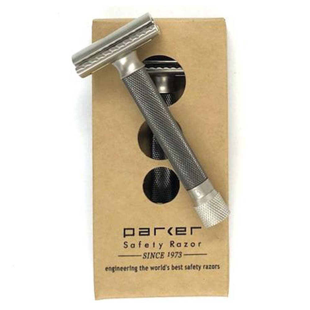 Australian Safety Razor Parker Variant Adjustable Safety Razor - Graphite | L'Organic Australia