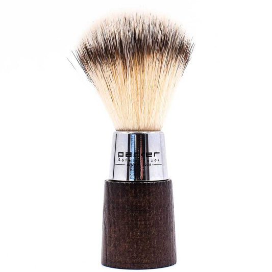 Parker Vegan Shaving Brush - Wood & Chrome