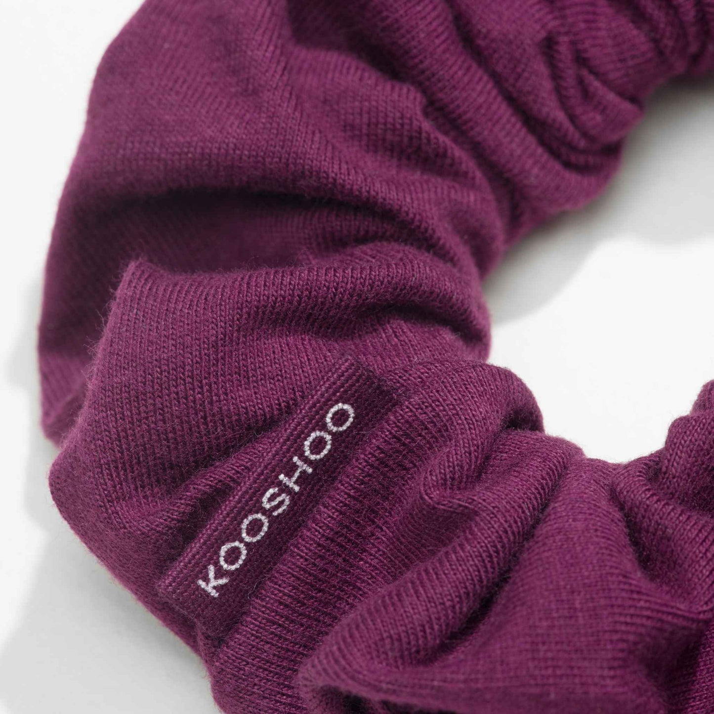 Kooshoo Plastic-Free Scrunchies - Pink Beet