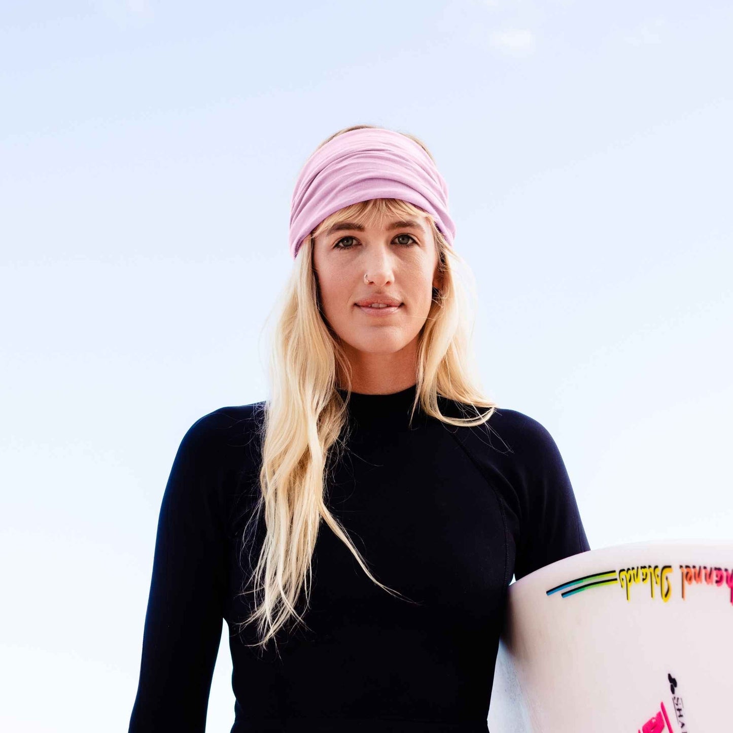 Kooshoo Organic Twist Headband - Pink Mist