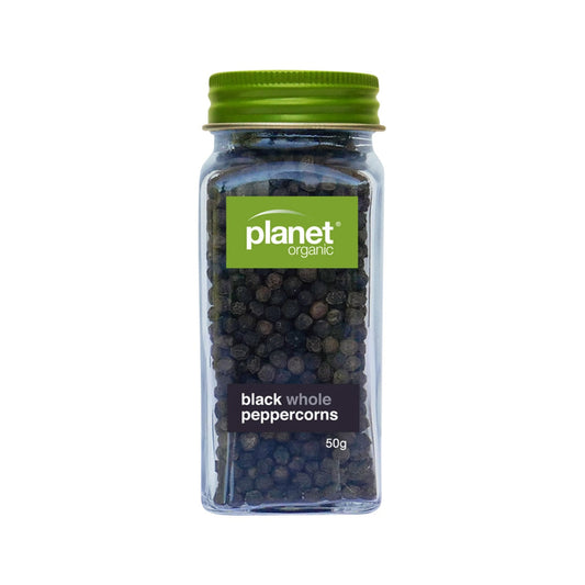 PLANET ORGANIC Whole Black Peppercorns 50g