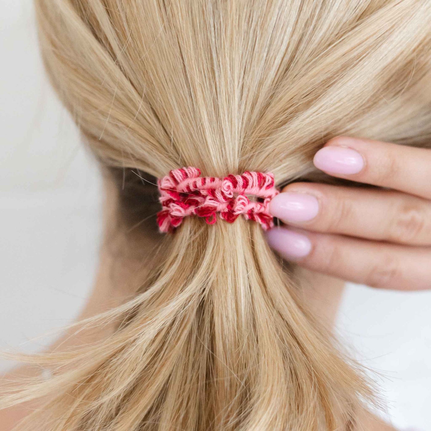 Kooshoo Plastic-Free Crochet Hair Ties - Hot Jam