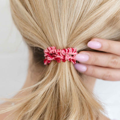 Kooshoo Plastic-Free Crochet Hair Ties - Hot Jam