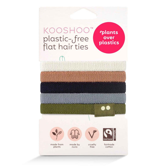 Kooshoo Plastic-Free Hair Ties - Classics