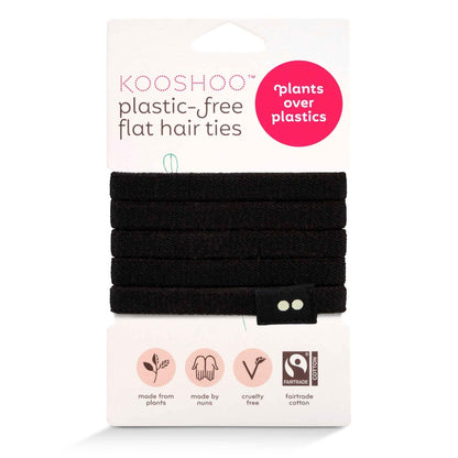 Kooshoo Plastic-Free Hair Ties - Earth Tints