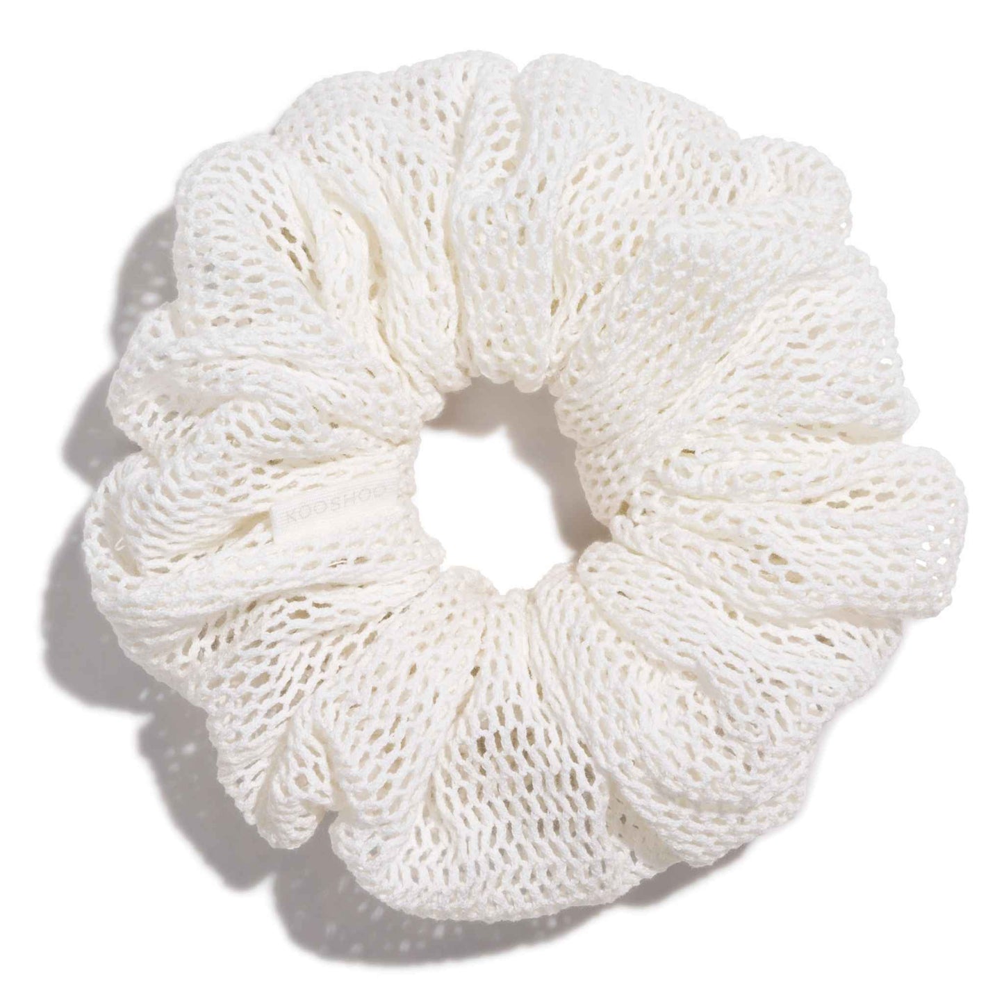 Kooshoo Plastic-free Honeycomb Scrunchie - Coconut Milk