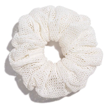 Kooshoo Plastic-free Honeycomb Scrunchie - Coconut Milk