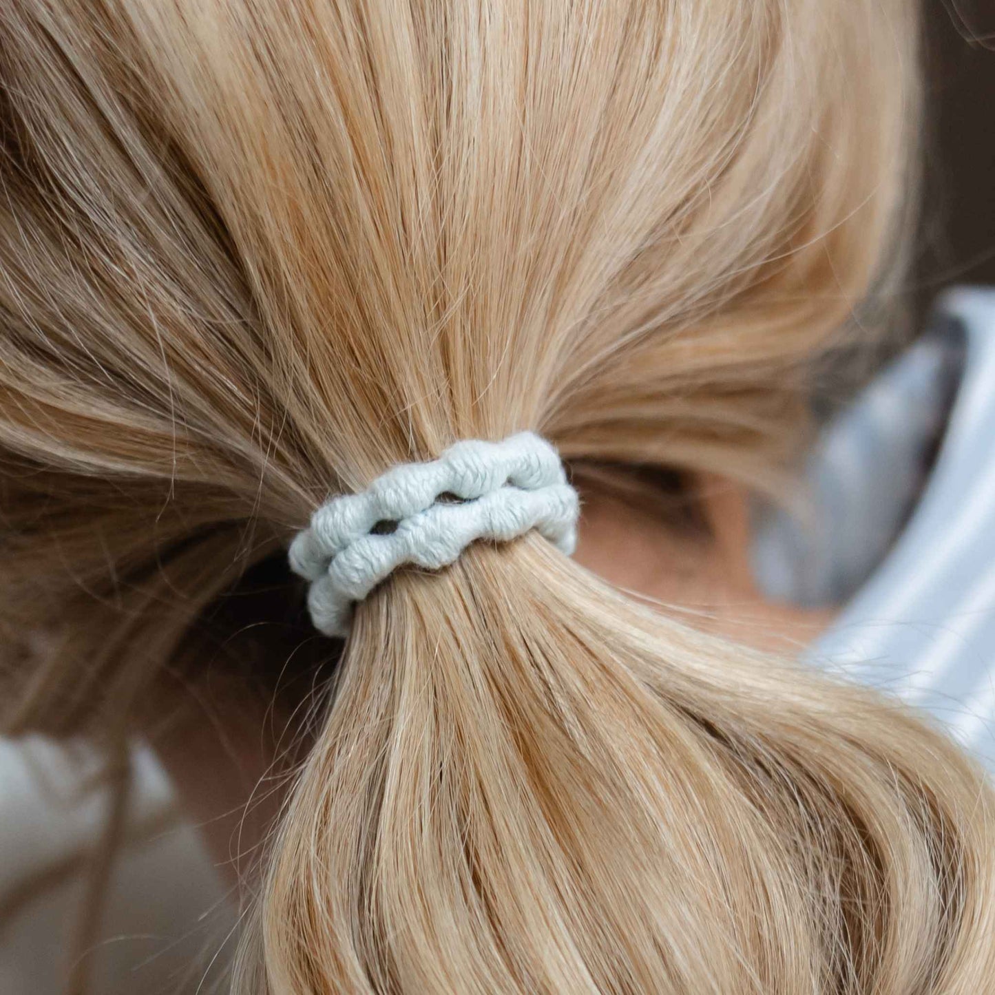 Kooshoo Plastic-Free Ocean Pearl Hair Ties - 3 Pack