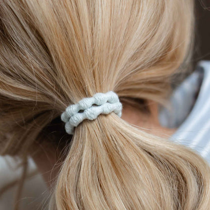Kooshoo Plastic-Free Ocean Pearl Hair Ties - 3 Pack